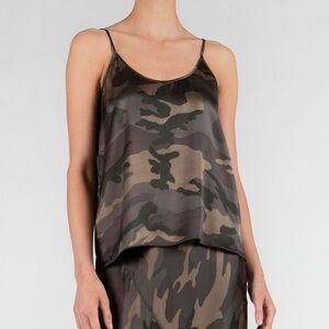 ATM Anthony Thomas Melillo Silk Camo Cami